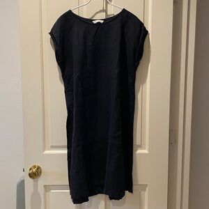 Elizabeth Suzann Black Linen Josephine Tunic, sz S